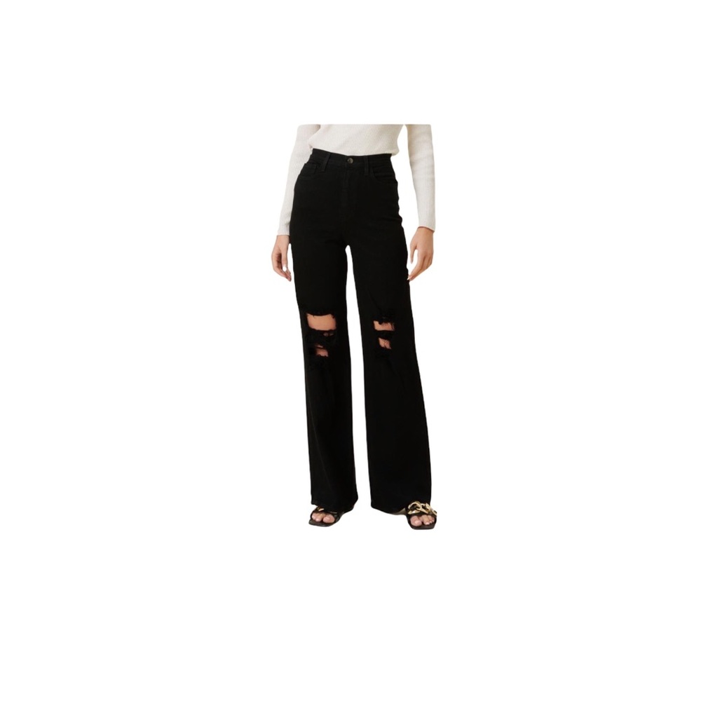 New Black wide leg jeans - Picture 4 of 9
